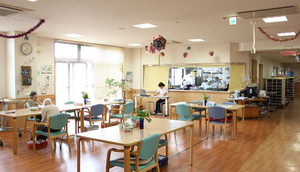 広い食堂